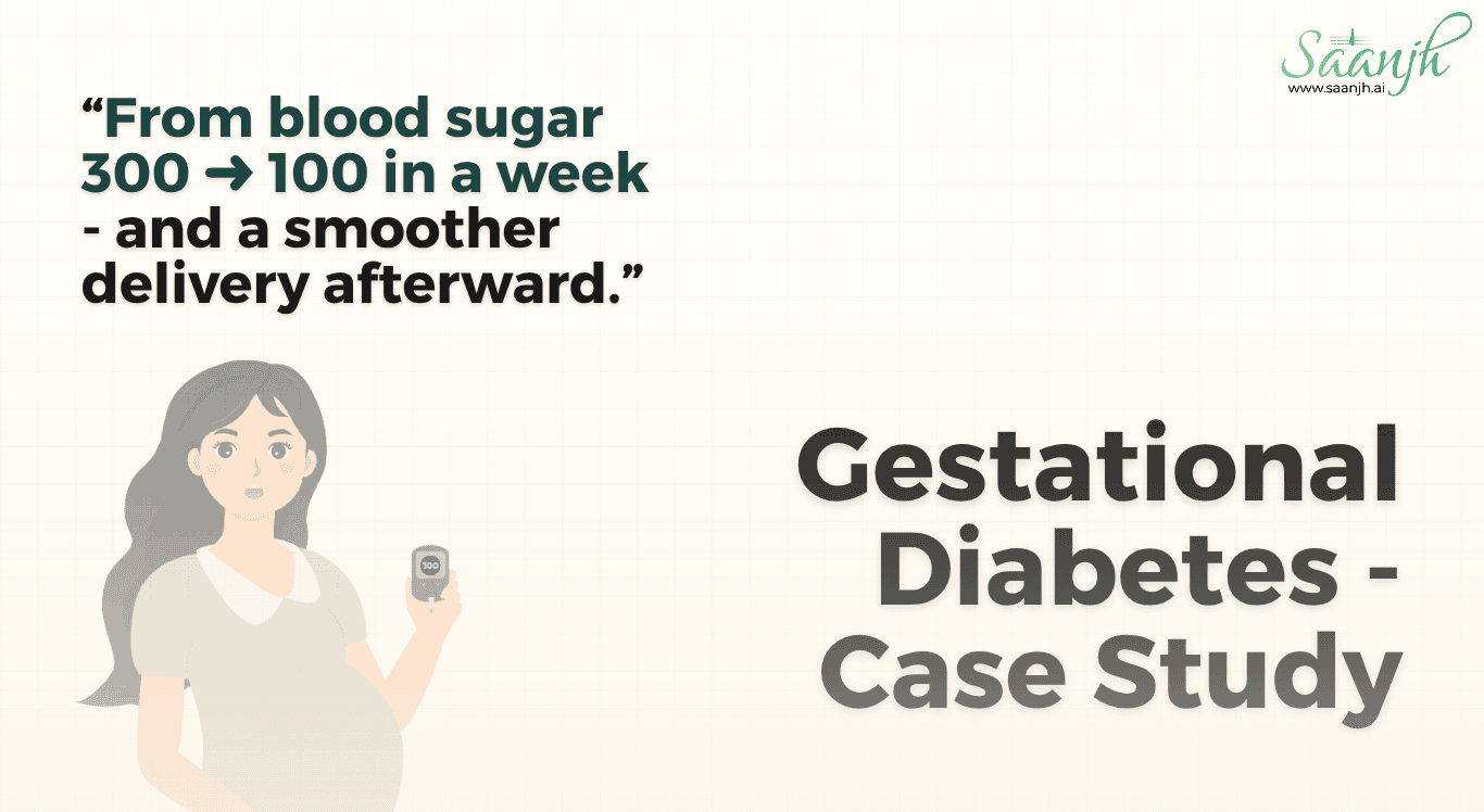 Pregnancy and gestational diabetes recovery story – smoother delivery case study