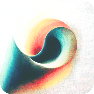 The inner engineering of the ear with the fibonacci spiral carrying the sound